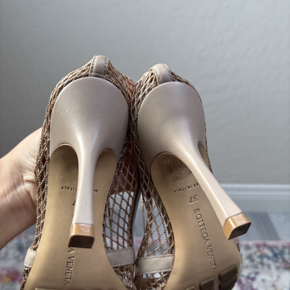 Bottega Veneta Stretch Mesh Pumps - Picture 7 of 8